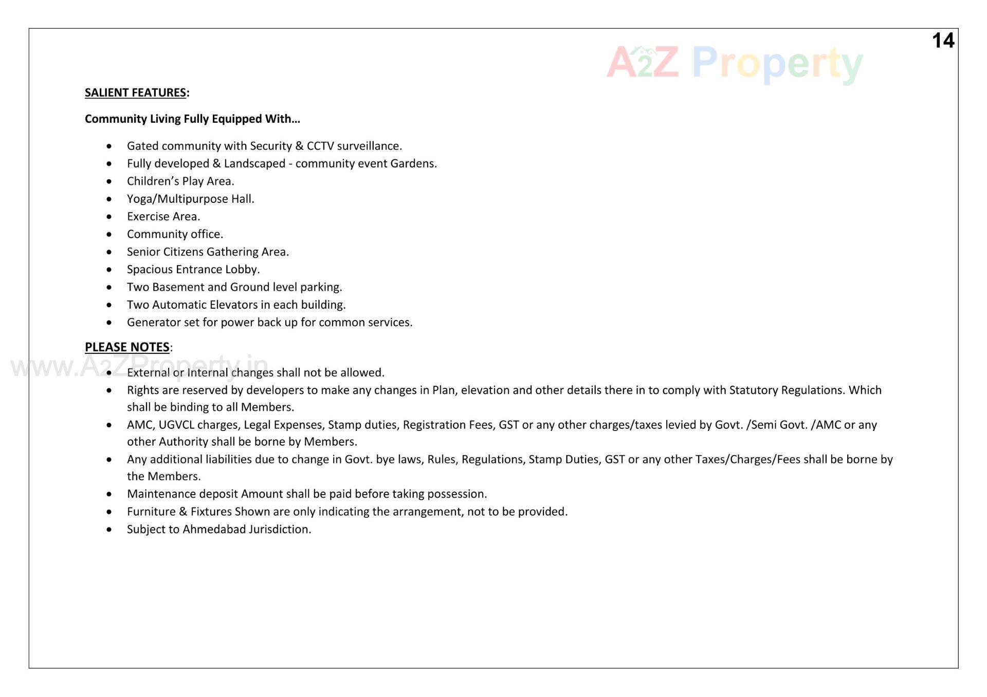  of real estate project Sahajanand Marigold located at Chandkheda, Ahmedabad, Gujarat