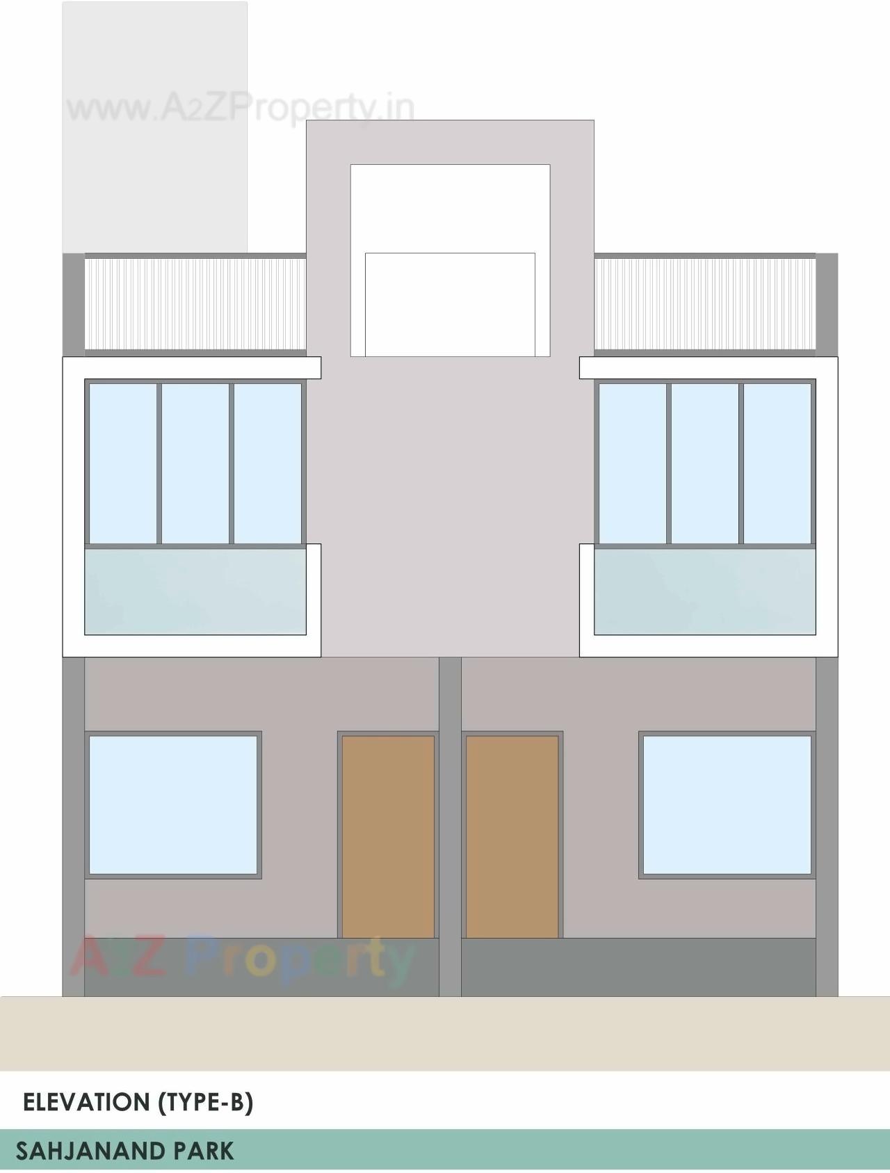 Layout of real estate project Sahajanand Park located at Bavla, Ahmedabad, Gujarat