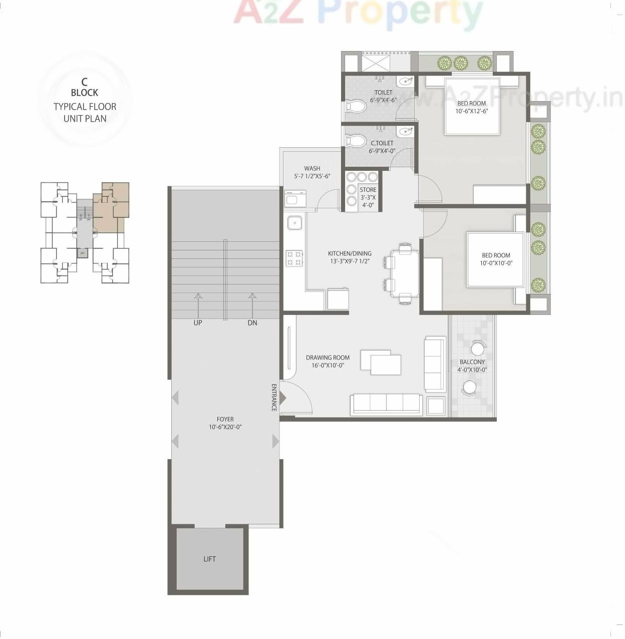 Layout of real estate project Saharsh Serenity located at Gota, Ahmedabad, Gujarat