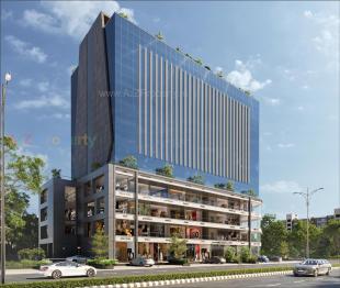 Elevation of real estate project Sahdev Capitol located at Ahmedabad, Ahmedabad, Gujarat