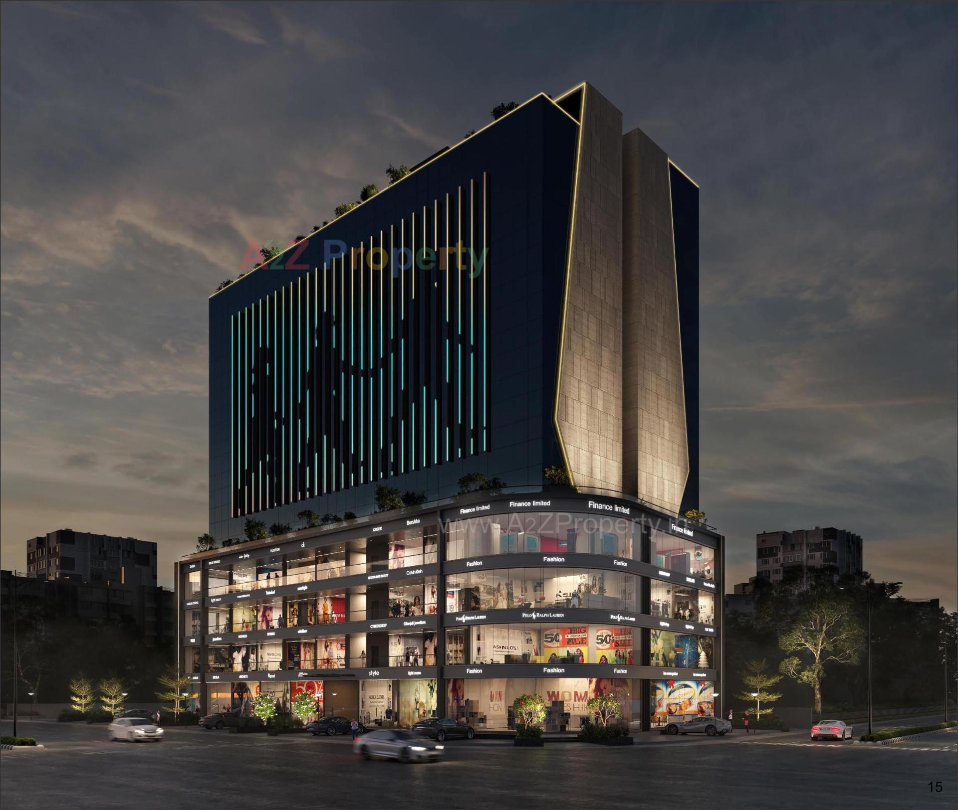 3D Elevation of real estate project Sahdev Capitol located at Ahmedabad, Ahmedabad, Gujarat