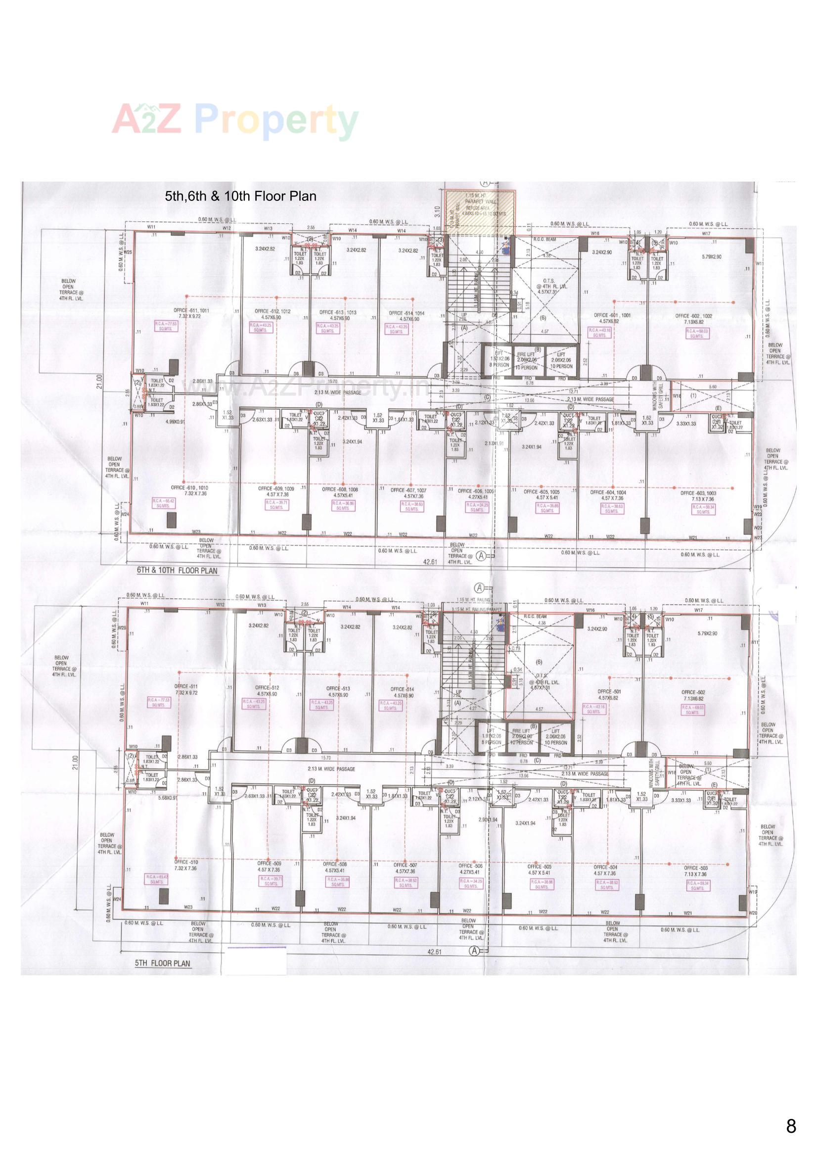 Layout of real estate project Sahdev Capitol located at Ahmedabad, Ahmedabad, Gujarat