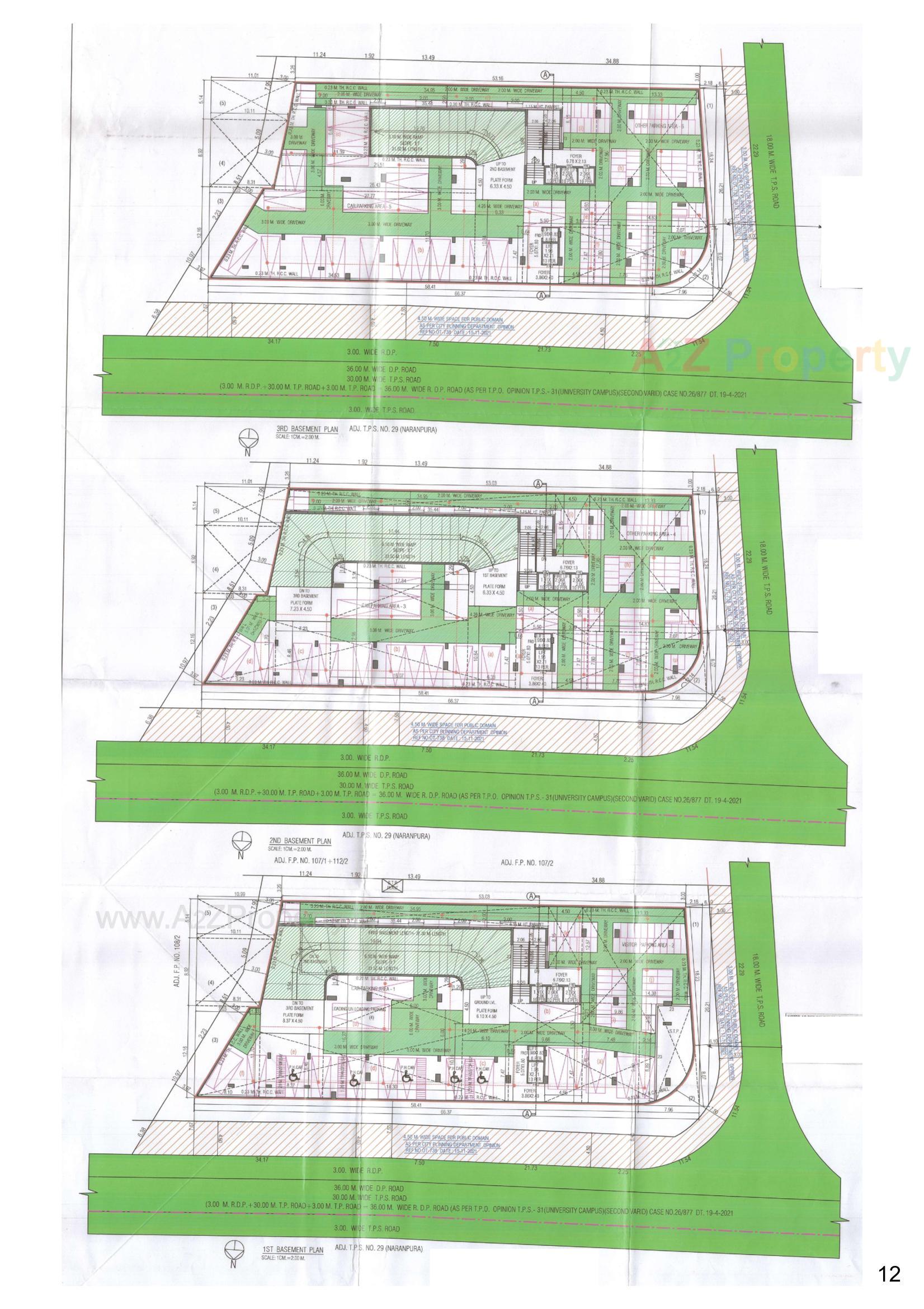 Layout of real estate project Sahdev Capitol located at Ahmedabad, Ahmedabad, Gujarat