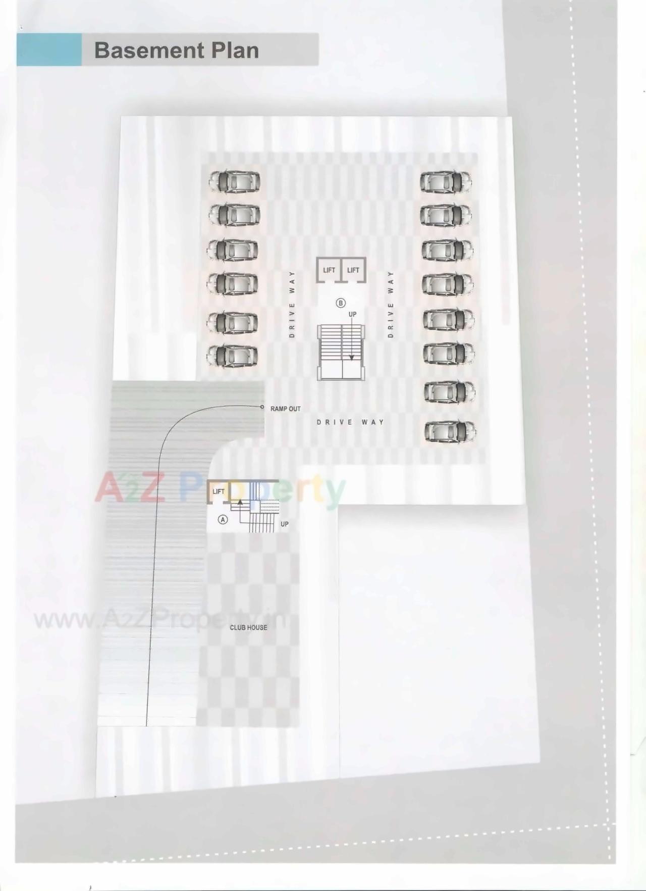 Layout of real estate project Saheli Sannidhya located at Paldi, Ahmedabad, Gujarat