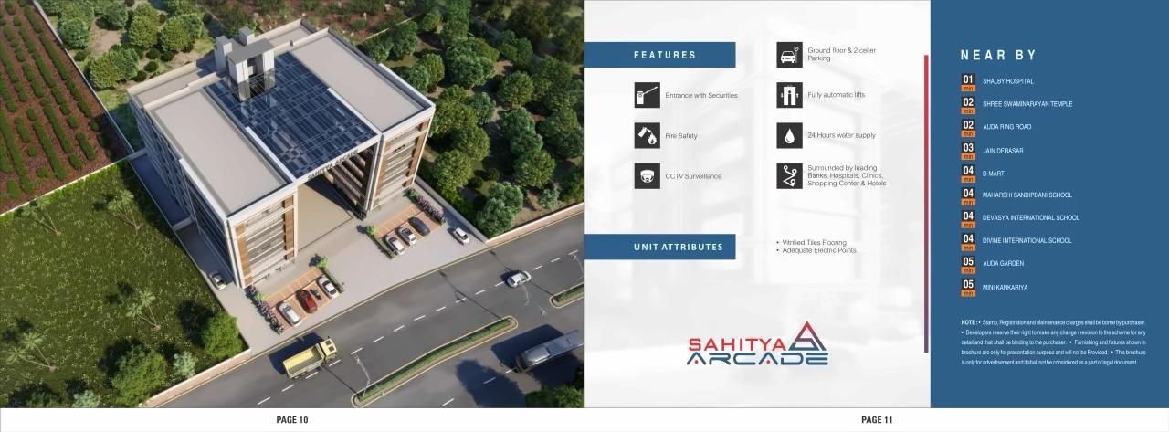  of real estate project Sahitya Arcade located at Naroda, Ahmedabad, Gujarat