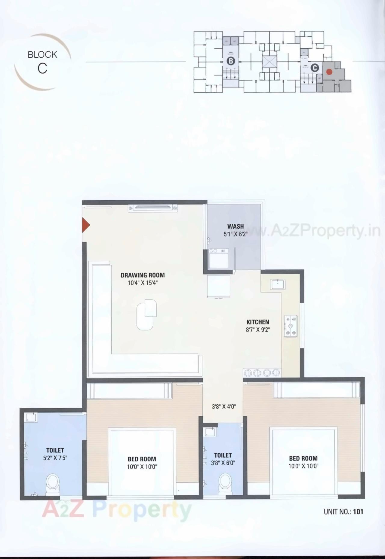 Layout of real estate project Sahitya Hills Icon located at Naroda, Ahmedabad, Gujarat