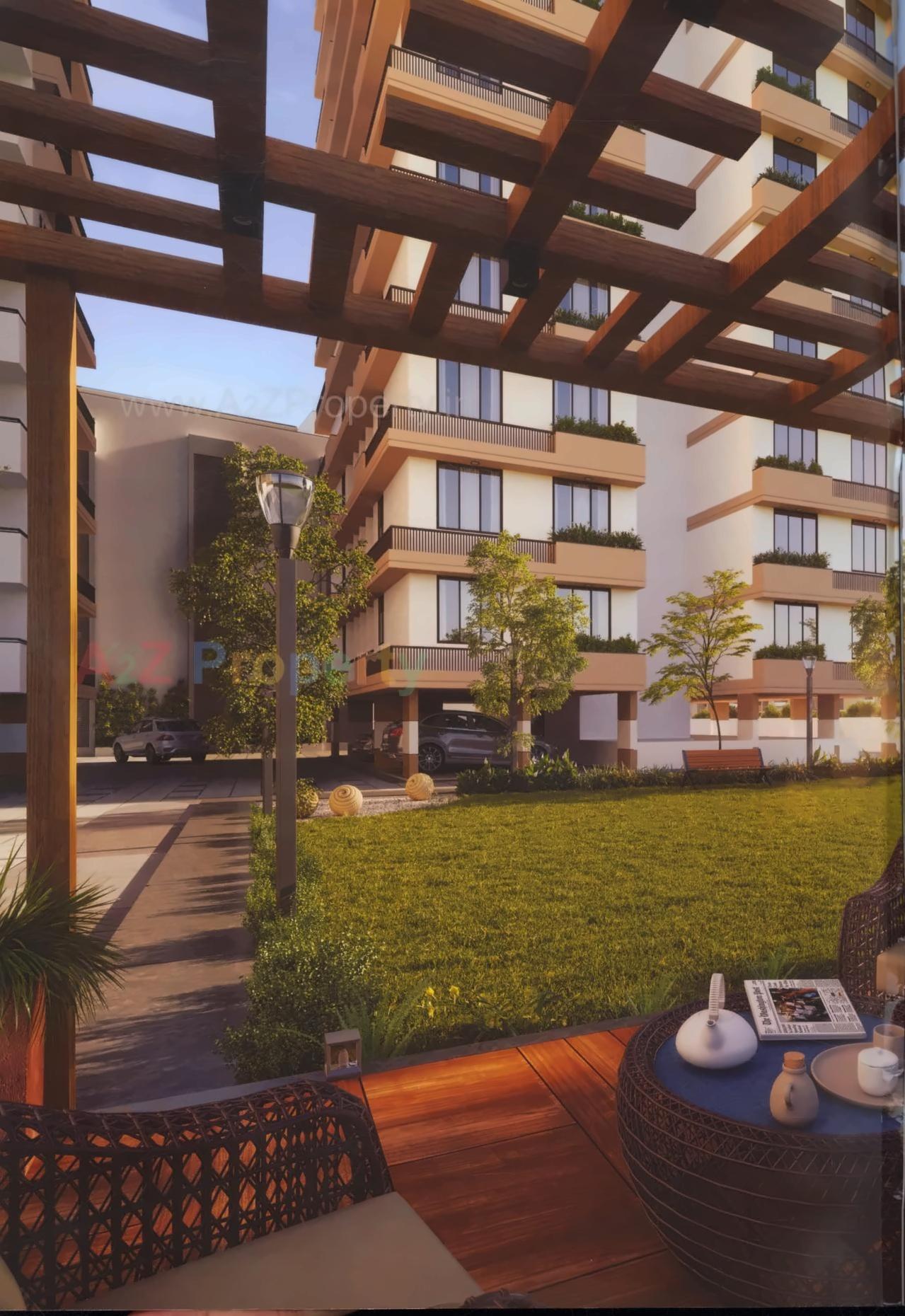 3D Elevation of real estate project Sahitya Hills Icon located at Naroda, Ahmedabad, Gujarat