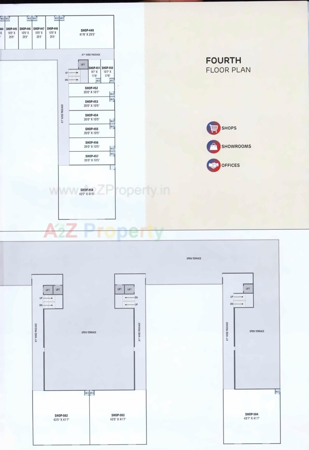 Layout of real estate project Sahitya Hills Icon located at Naroda, Ahmedabad, Gujarat