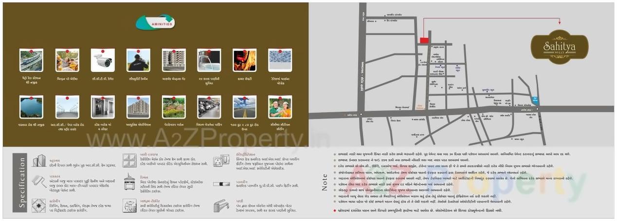  of real estate project Sahitya Hills located at Singarwa, Ahmedabad, Gujarat