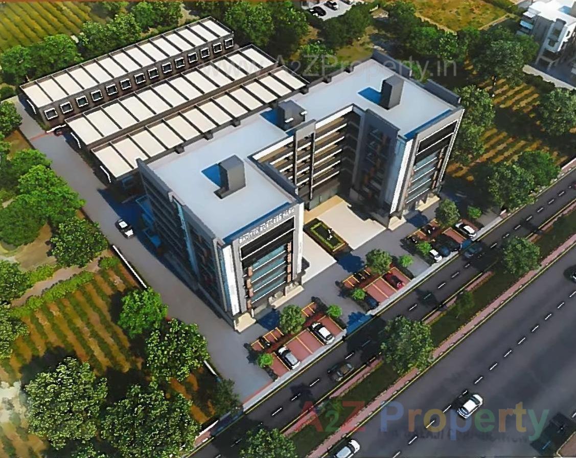 3D Elevation of real estate project Sahitya Industrial Park located at Nikol, Ahmedabad, Gujarat
