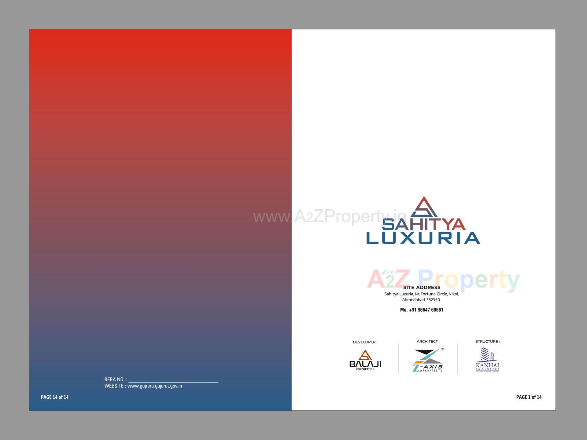  of real estate project Sahitya Luxuria located at Nikol, Ahmedabad, Gujarat