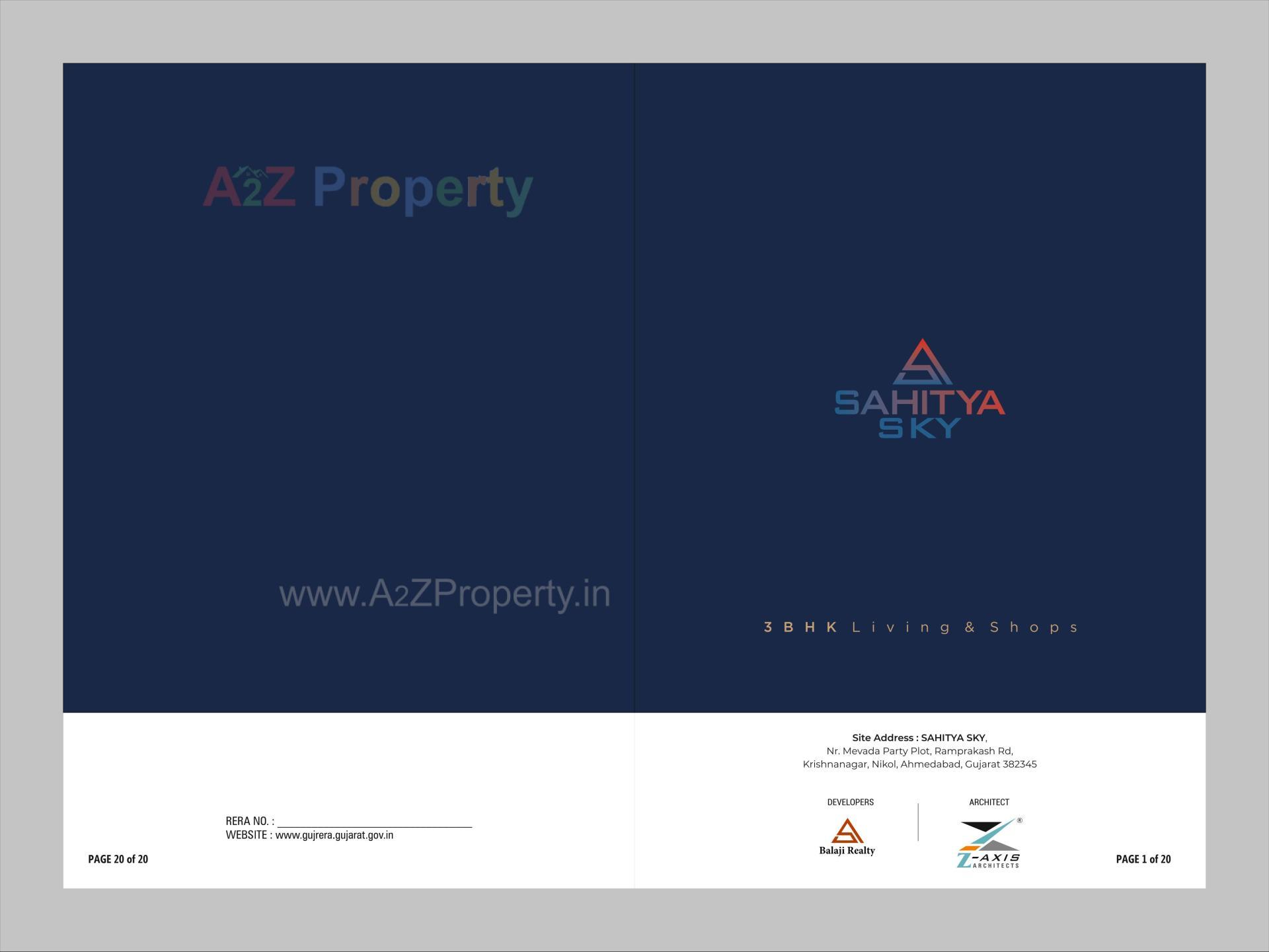  of real estate project Sahitya Sky located at Naroda, Ahmedabad, Gujarat