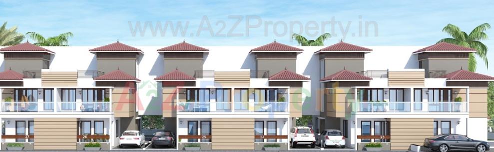 3D Elevation of real estate project Sahjanand Baug located at Odhav, Ahmedabad, Gujarat