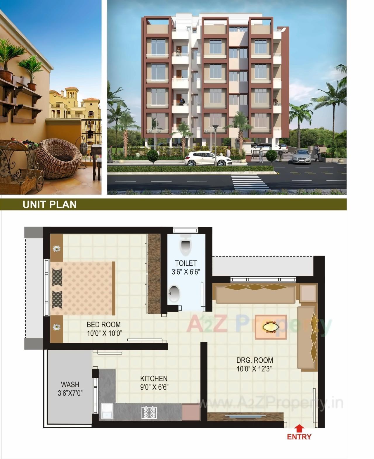 Layout of real estate project Sahjanand Enclave located at Vastral, Ahmedabad, Gujarat