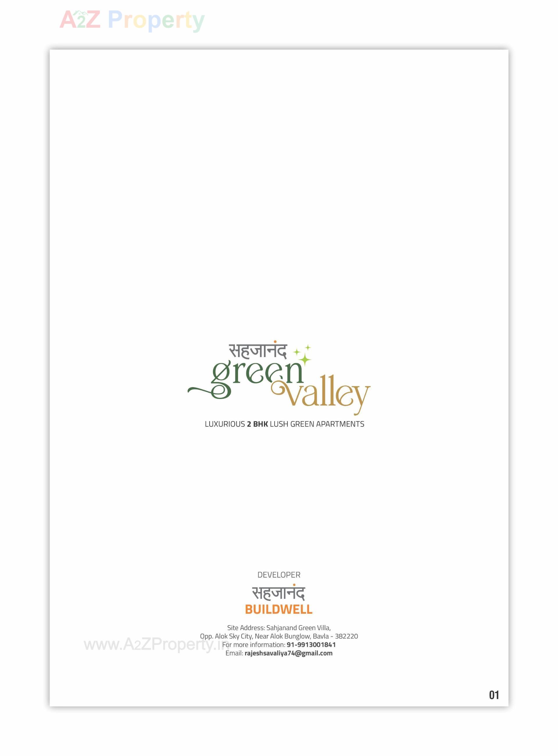  of real estate project Sahjanand Green Valley located at Bavla, Ahmedabad, Gujarat