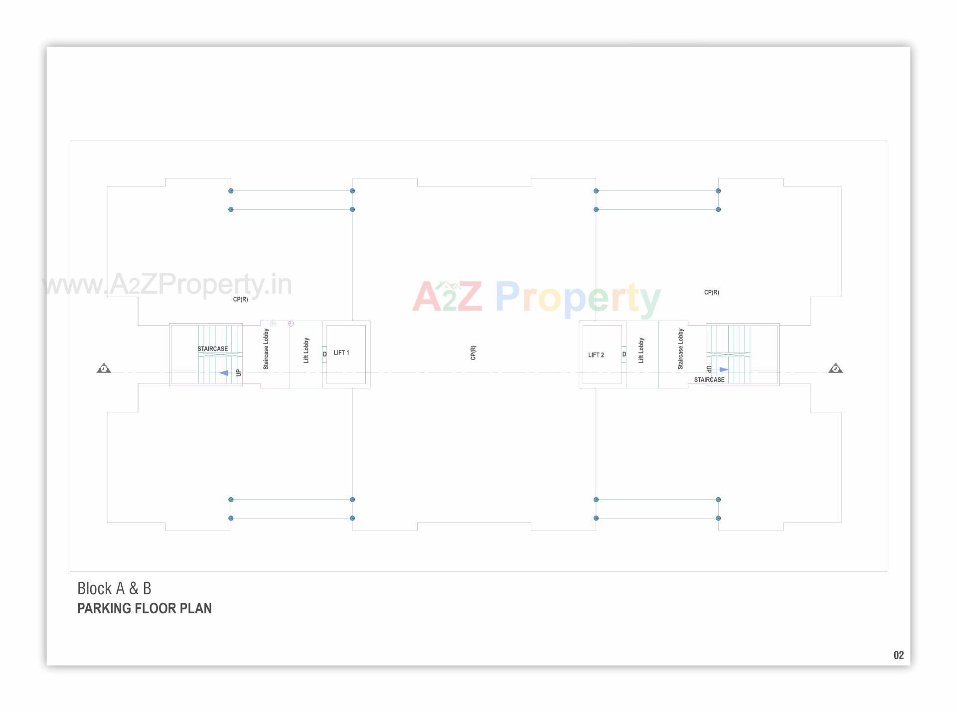 Layout of real estate project Sahjanand Green Valley located at Bavla, Ahmedabad, Gujarat
