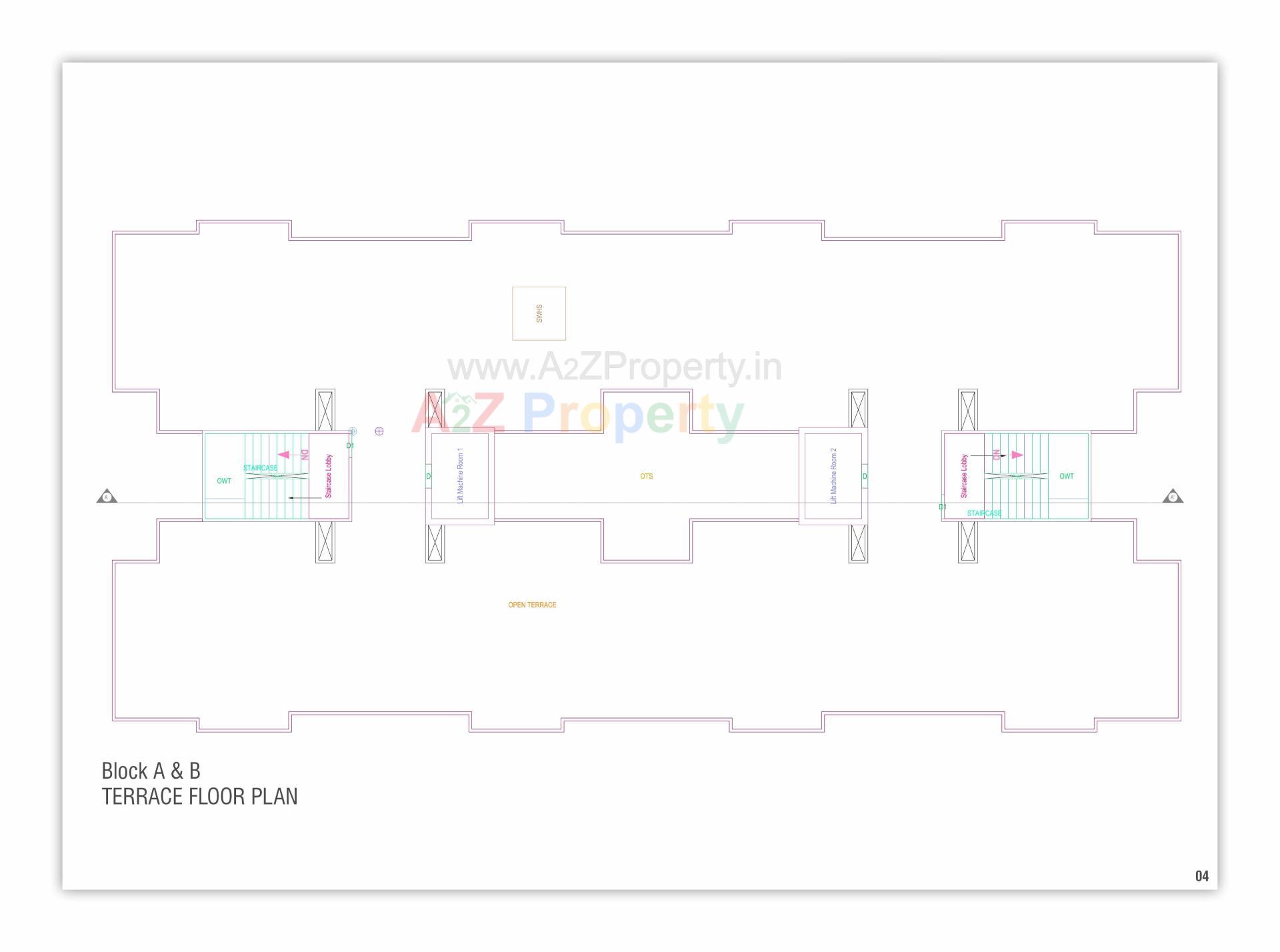 Layout of real estate project Sahjanand Green Valley located at Bavla, Ahmedabad, Gujarat