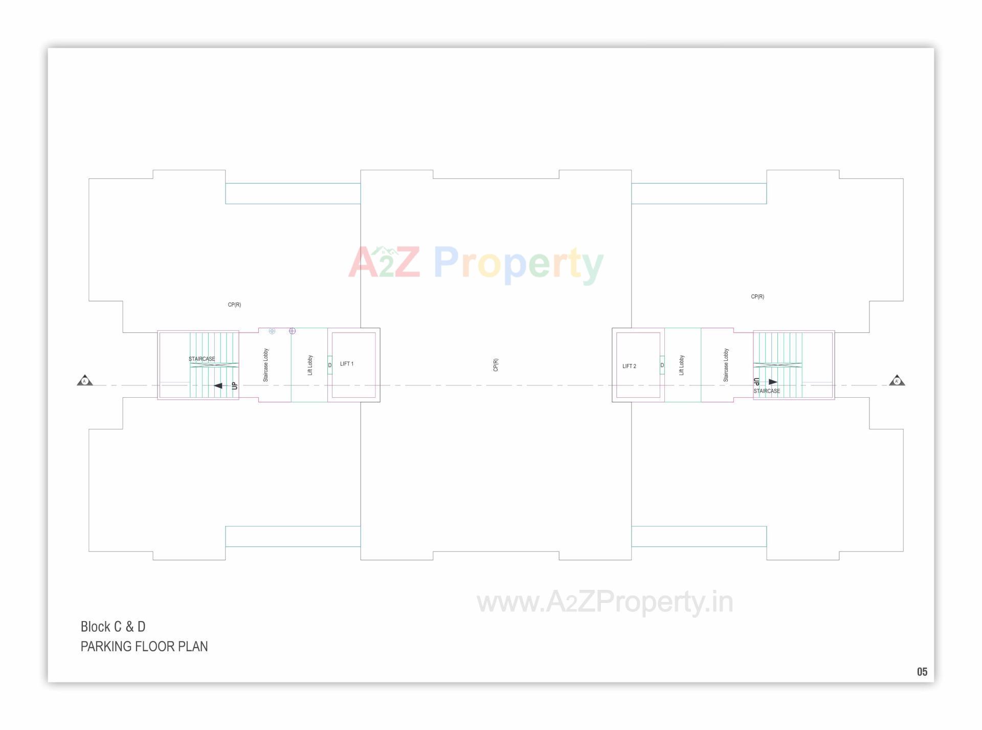 Layout of real estate project Sahjanand Green Valley located at Bavla, Ahmedabad, Gujarat