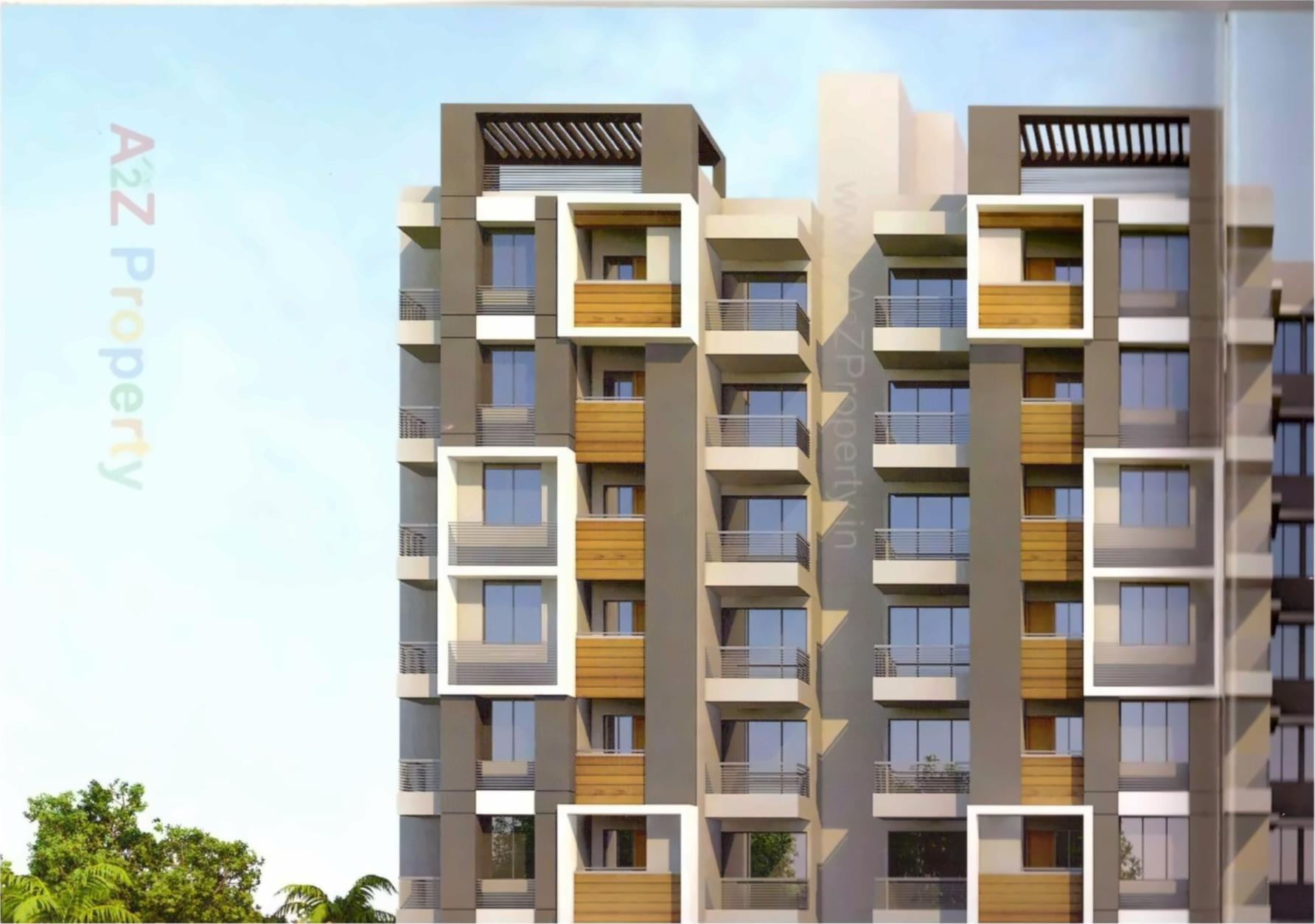3D Elevation of real estate project Sai Gold located at Nikol, Ahmedabad, Gujarat