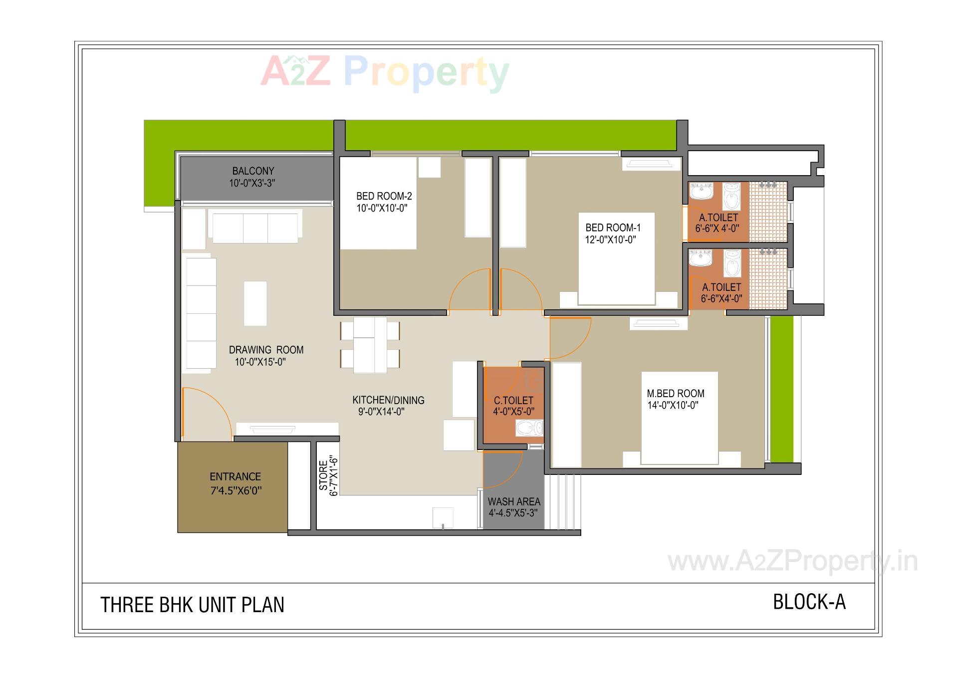 Layout of real estate project Sai Green Valley located at Ghuma, Ahmedabad, Gujarat
