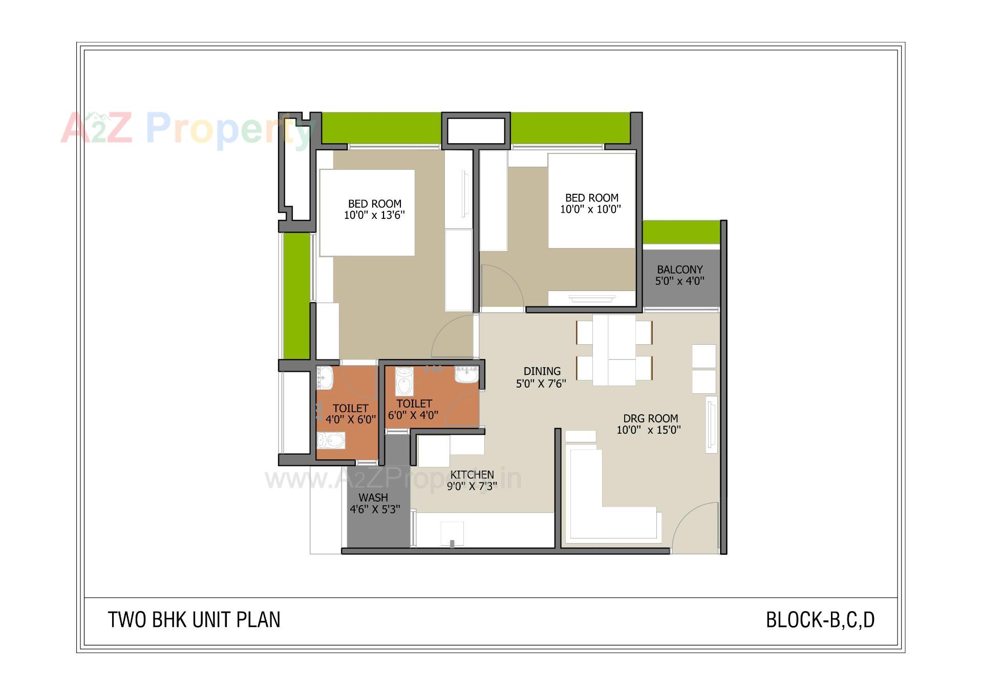 Layout of real estate project Sai Green Valley located at Ghuma, Ahmedabad, Gujarat