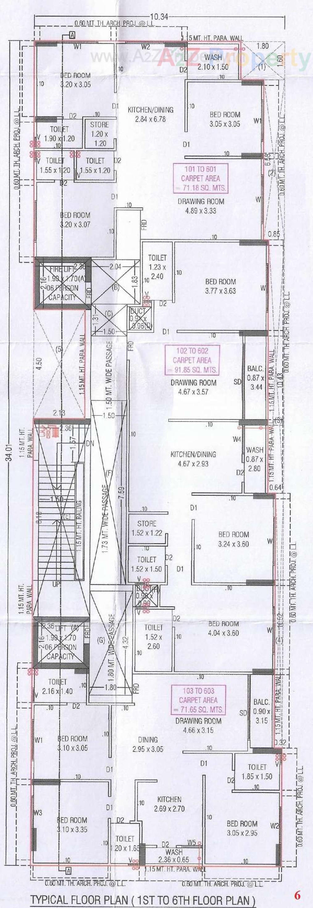 Layout of real estate project Sainath Apartment located at Changispur, Ahmedabad, Gujarat