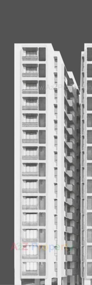 Elevation of real estate project Sakar Heights located at Khoraj, Ahmedabad, Gujarat