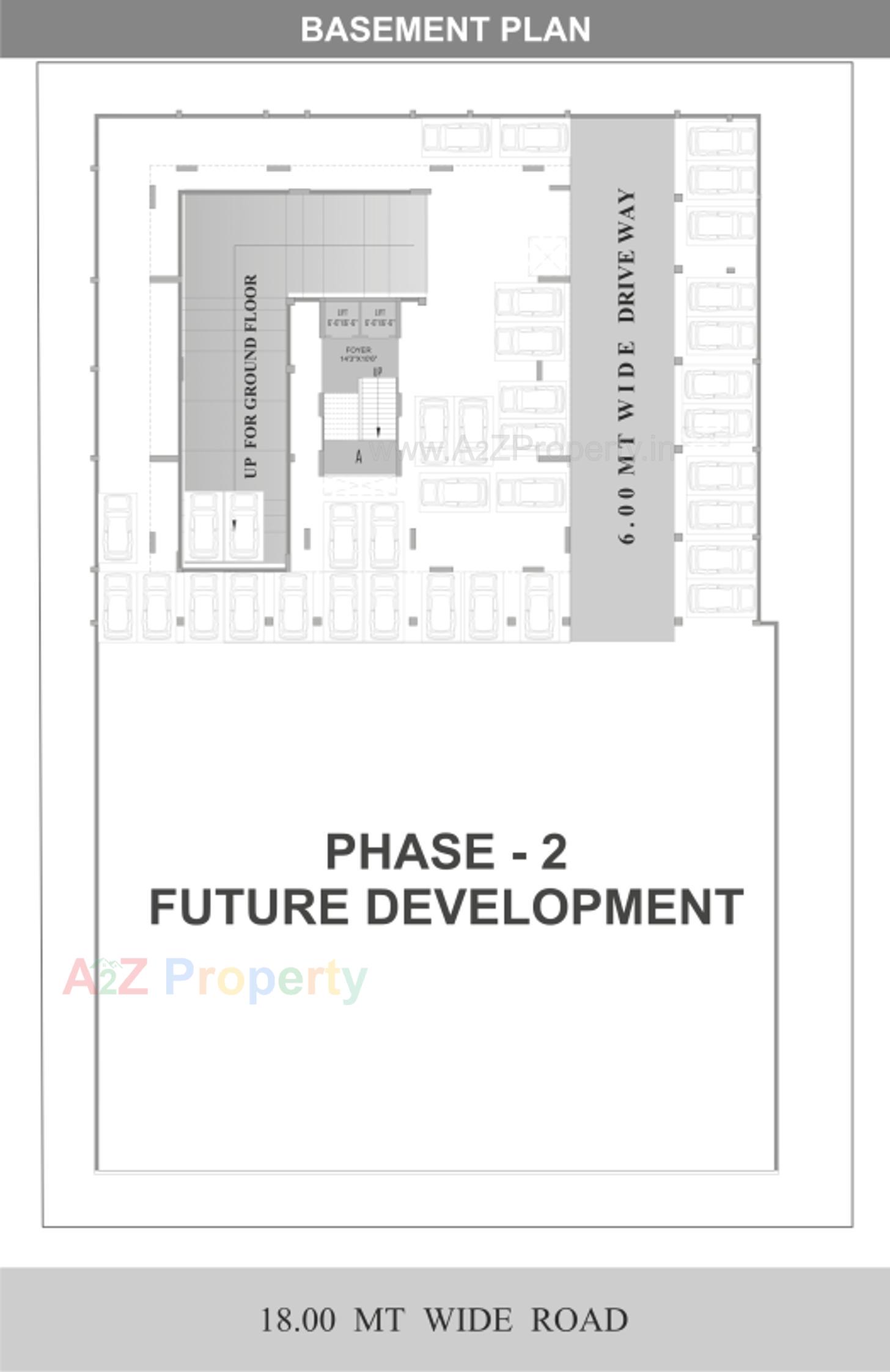 Layout of real estate project Sakar Heights located at Khoraj, Ahmedabad, Gujarat