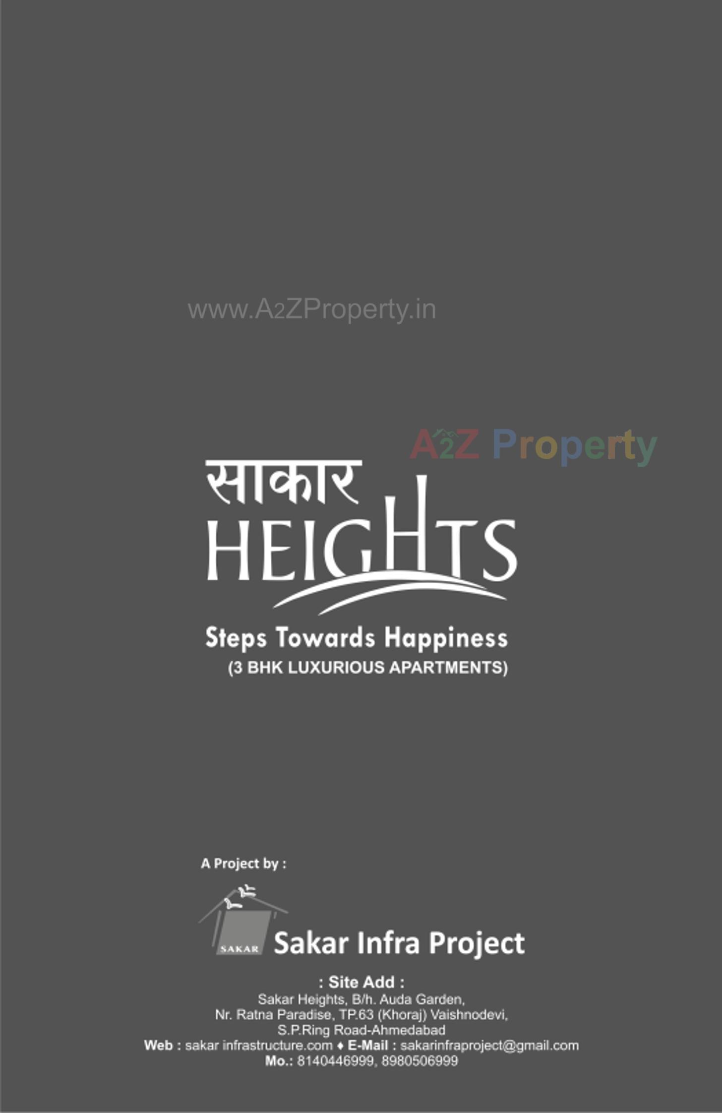  of real estate project Sakar Heights located at Khoraj, Ahmedabad, Gujarat