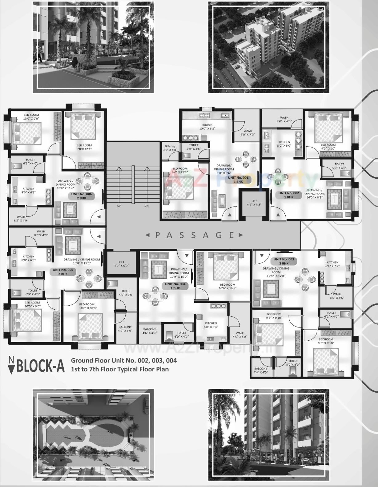 Layout of real estate project Sakar Raj Residency located at Kathwada, Ahmedabad, Gujarat