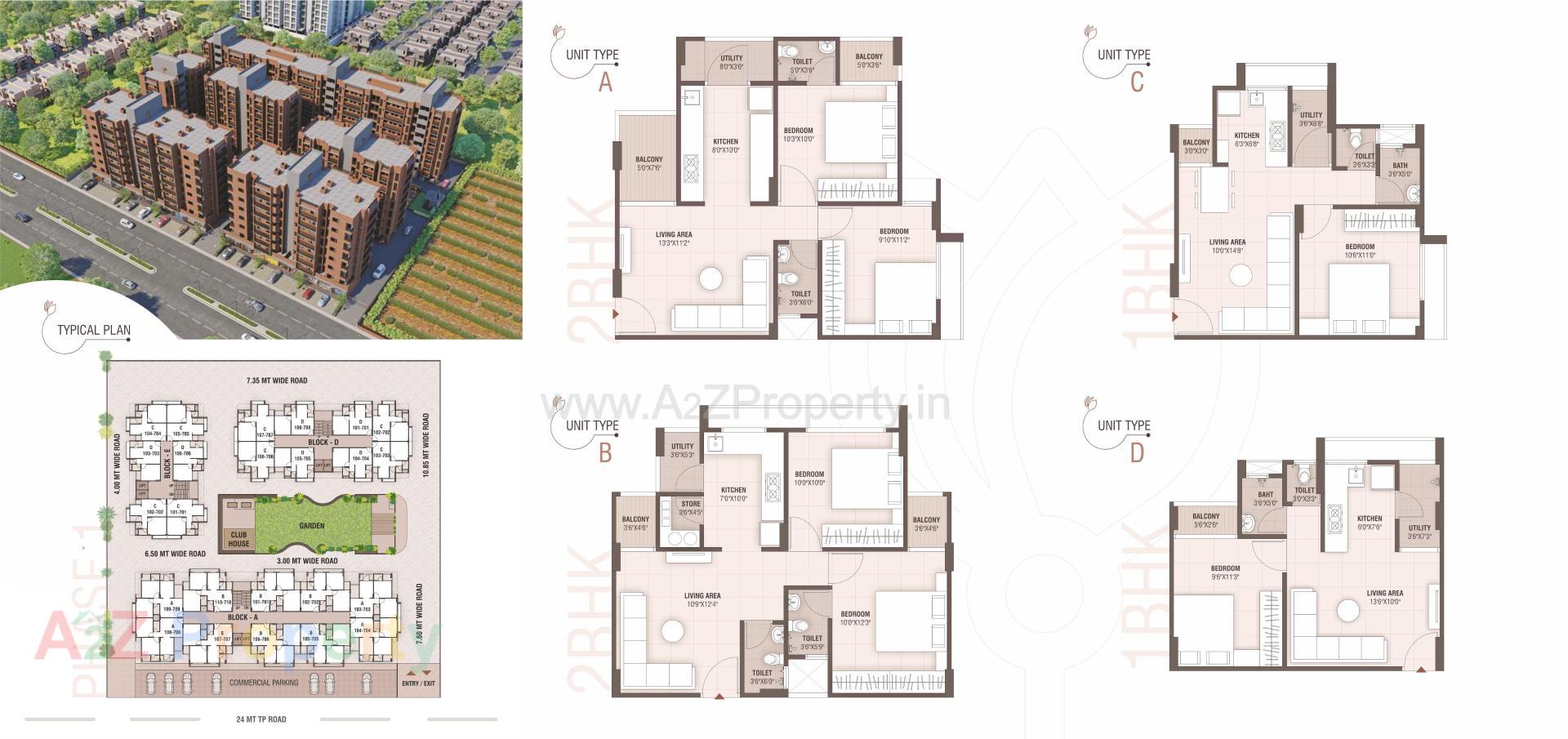 Layout of real estate project Sakar Residency located at Ahmedabad, Ahmedabad, Gujarat