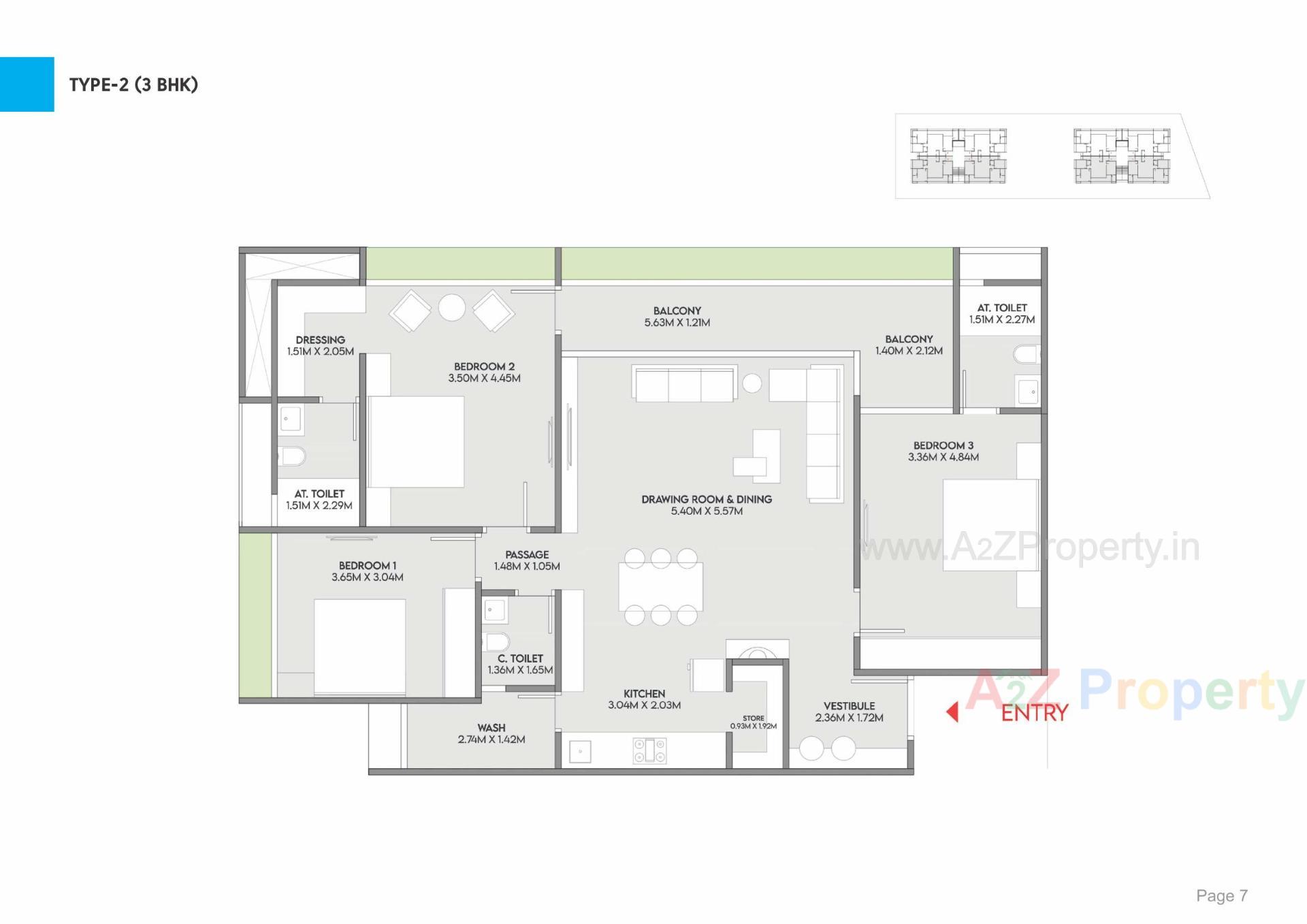 Layout of real estate project Sakar Sky located at Khoraj, Ahmedabad, Gujarat
