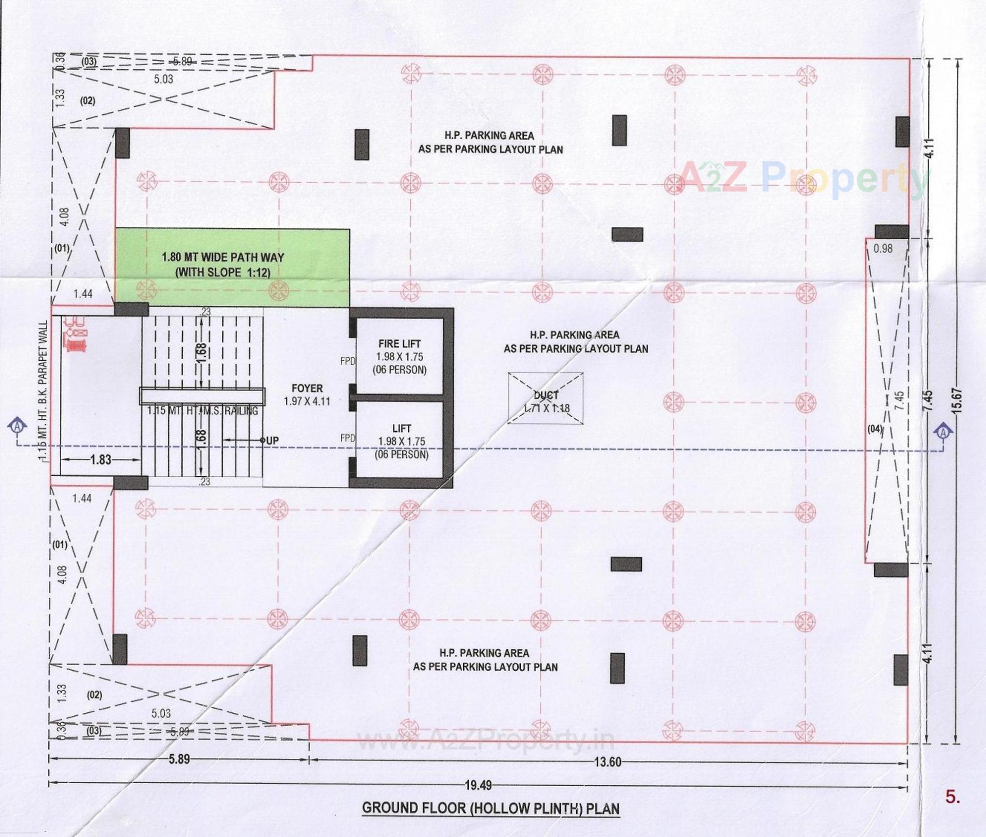Layout of real estate project Sakina Orchid located at Makarba, Ahmedabad, Gujarat