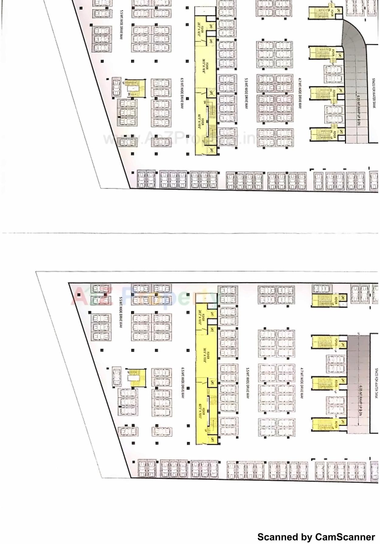 Layout of real estate project Salister located at Bodakdev, Ahmedabad, Gujarat