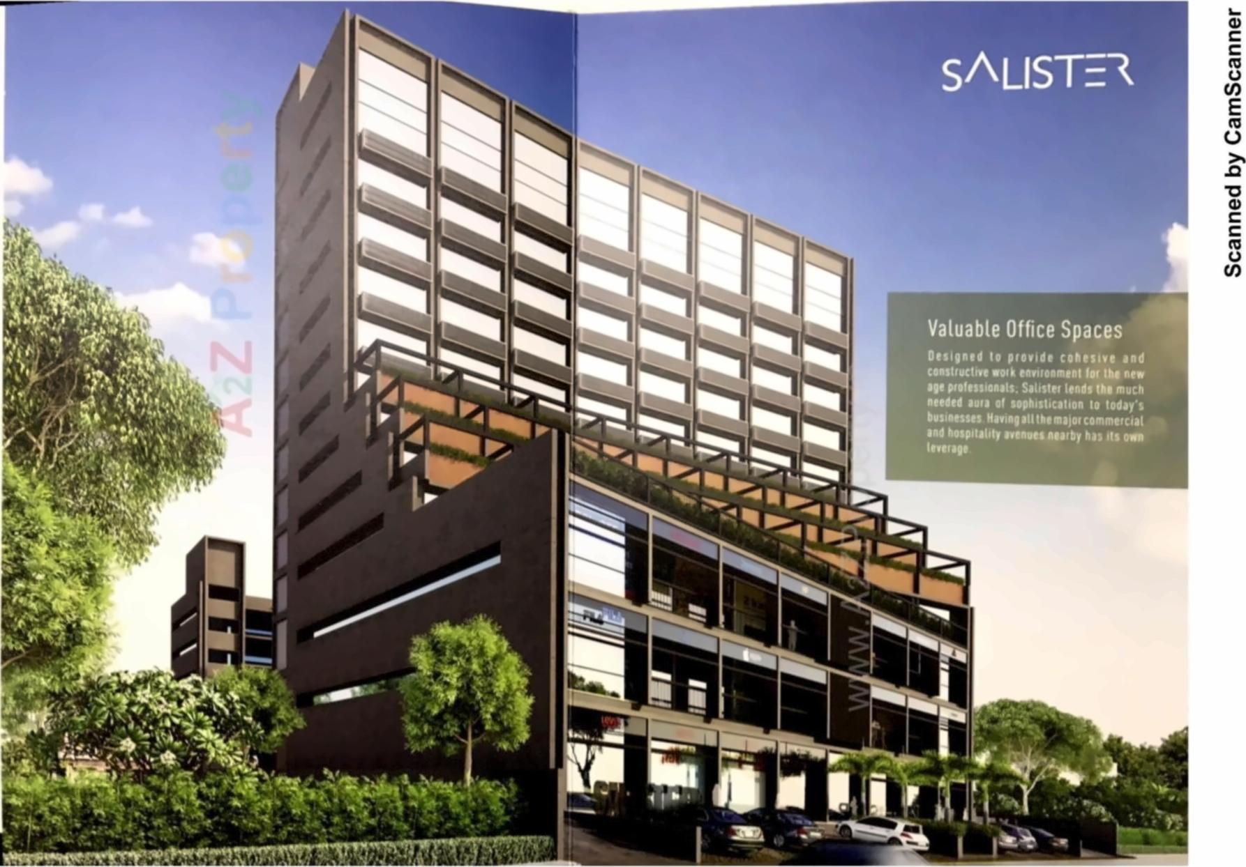 3D Elevation of real estate project Salister located at Bodakdev, Ahmedabad, Gujarat