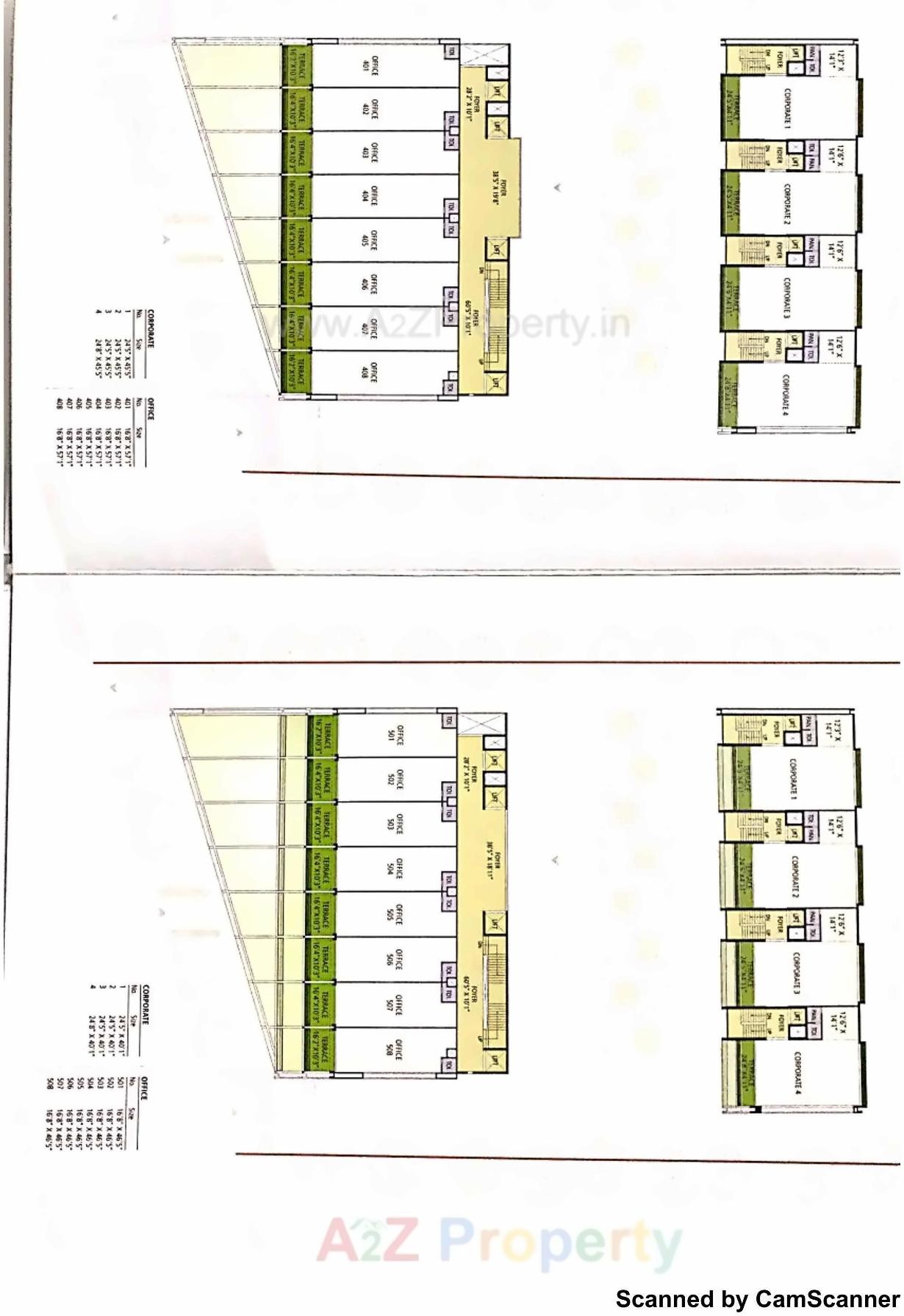 Layout of real estate project Salister located at Bodakdev, Ahmedabad, Gujarat