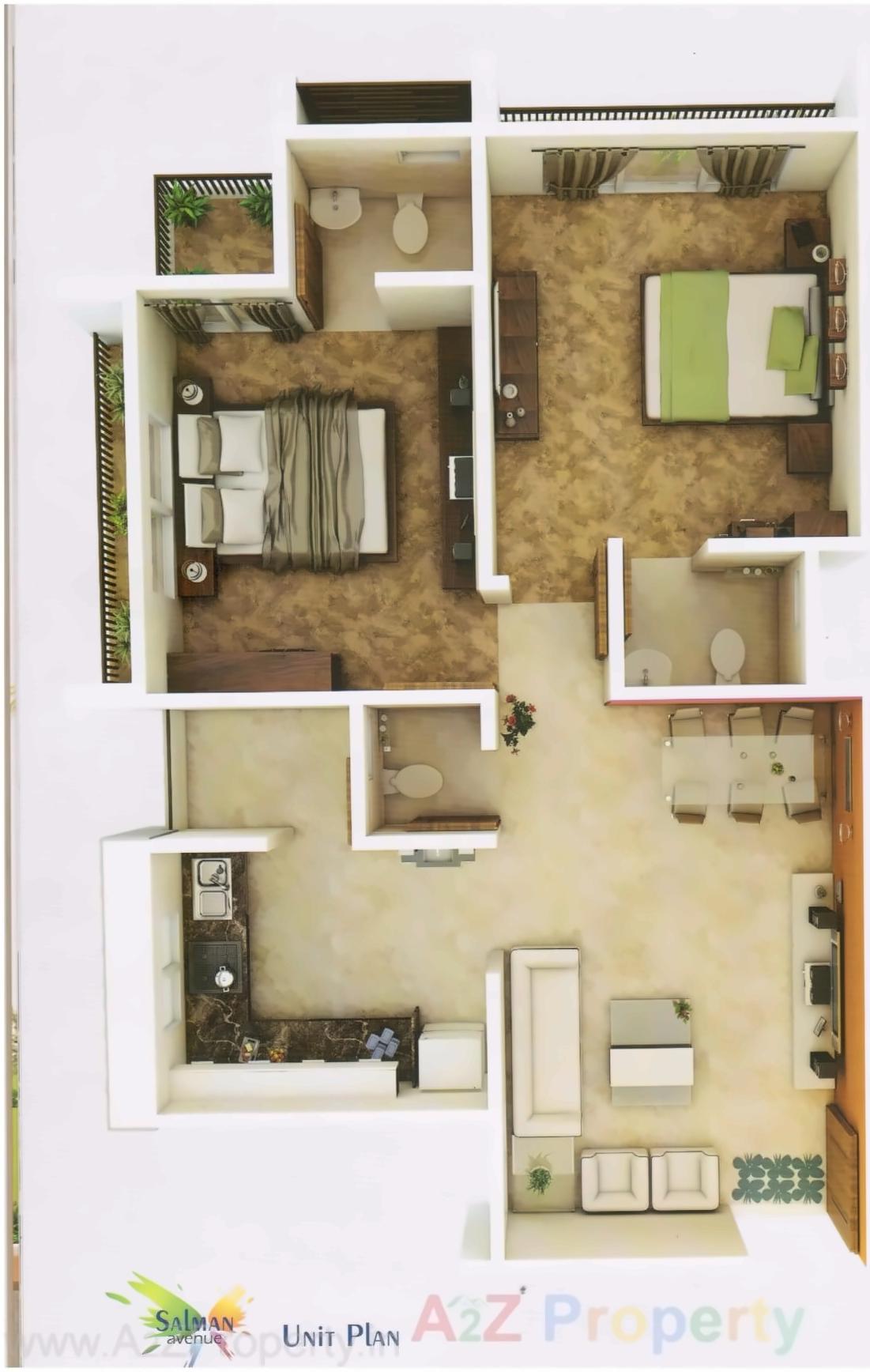 Layout of real estate project Salman Avenue located at Jamalpur, Ahmedabad, Gujarat