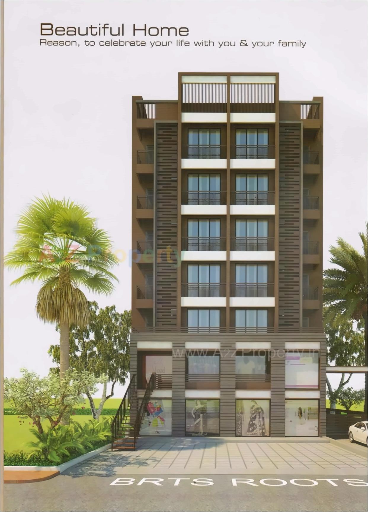 3D Elevation of real estate project Salman Avenue located at Jamalpur, Ahmedabad, Gujarat
