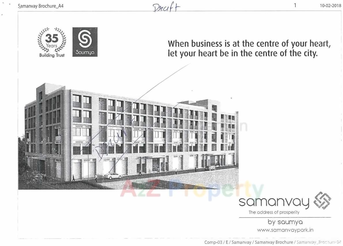  of real estate project Samanvay located at Shaher-kotda, Ahmedabad, Gujarat
