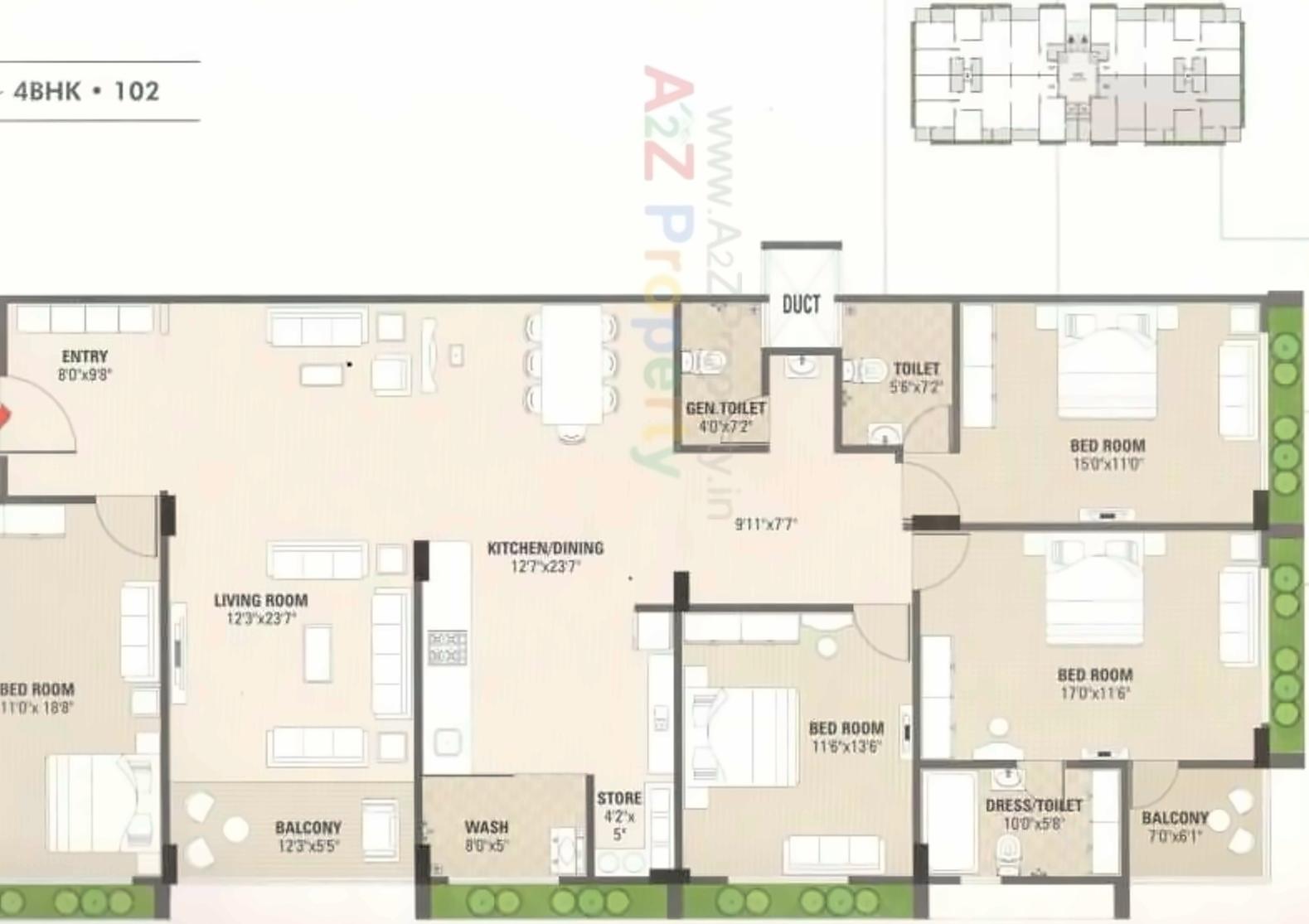 Layout of real estate project Samarth Heights located at Sola, Ahmedabad, Gujarat