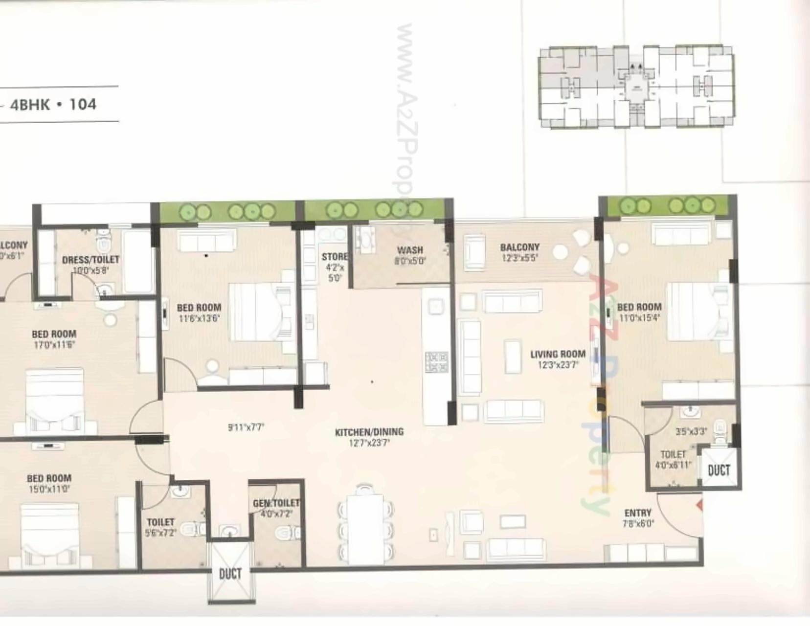 Layout of real estate project Samarth Heights located at Sola, Ahmedabad, Gujarat