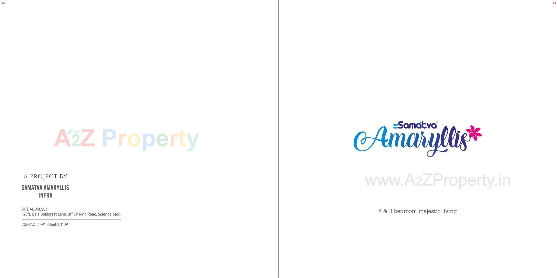  of real estate project Samatva Amaryllis located at Bhadaj, Ahmedabad, Gujarat