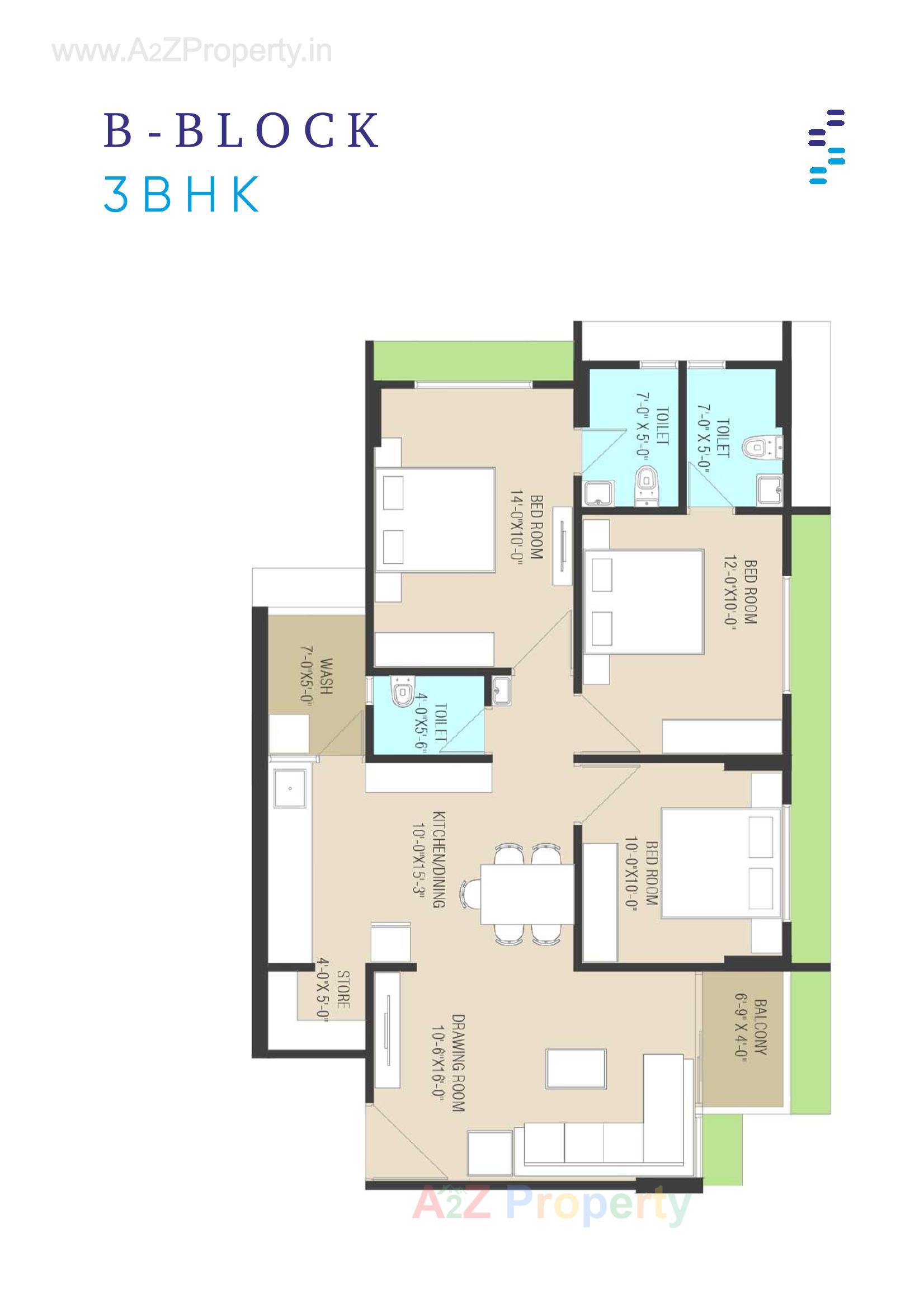 Layout of real estate project Samatva Carnation located at Gota, Ahmedabad, Gujarat