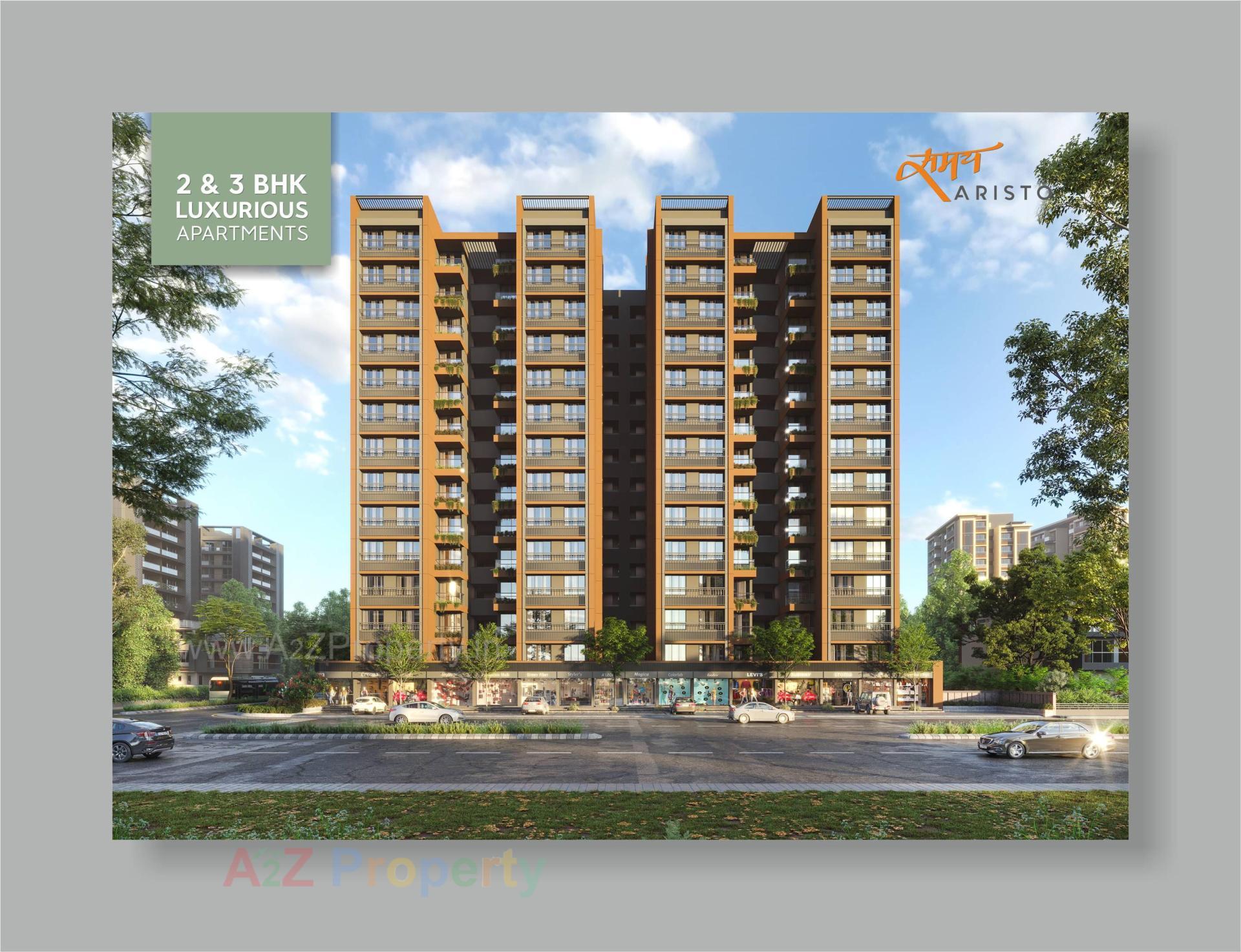 3D Elevation of real estate project Samay Aristo located at Ahmedabad, Ahmedabad, Gujarat