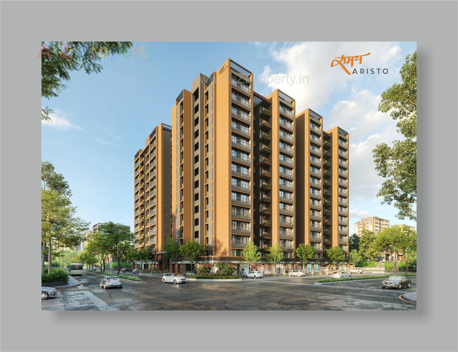 3D Elevation of real estate project Samay Aristo located at Ahmedabad, Ahmedabad, Gujarat