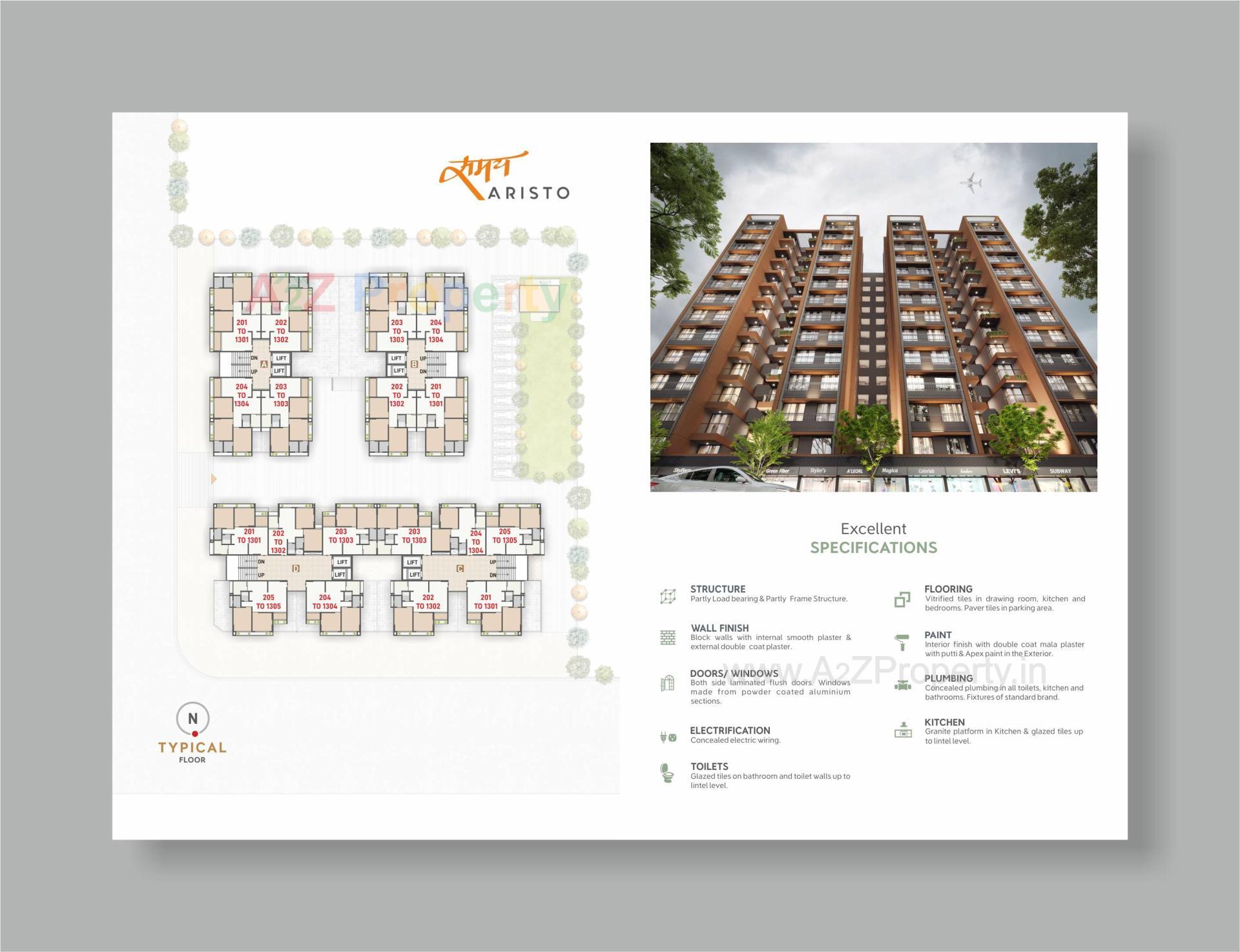  of real estate project Samay Aristo located at Ahmedabad, Ahmedabad, Gujarat