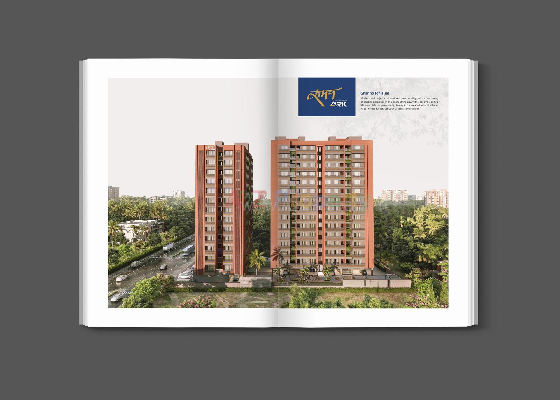 3D Elevation of real estate project Samay Ark located at Bilasiya, Ahmedabad, Gujarat