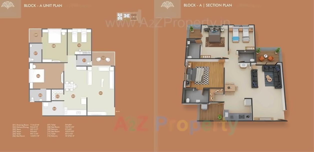 Layout of real estate project Samay Residency located at Ahmedabad, Ahmedabad, Gujarat