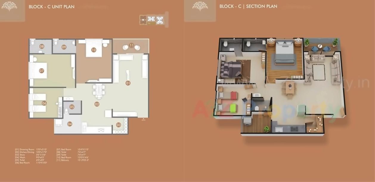 Layout of real estate project Samay Residency located at Ahmedabad, Ahmedabad, Gujarat