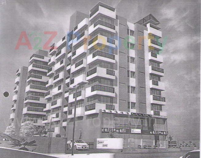 3D Elevation of real estate project Samay Shine located at Ghuma, Ahmedabad, Gujarat